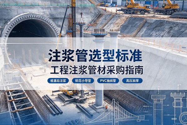 西盟注浆管选型标准