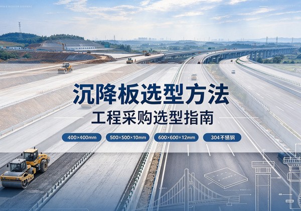 西盟沉降板选择方法