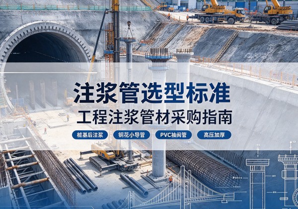 西盟注浆管选型标准
